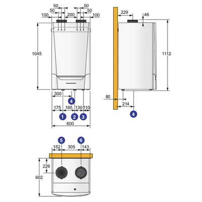 Котёл газовый конденсационный De Dietrich Innovens PRO MCA 160 7674142