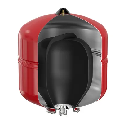 Бак расширительный мембранный для отопления 35 л. красный Flamco Flexcon R 16037RU
