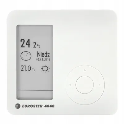 Euroster Термостат с недел. програм. упр. ТП 4040 белый проводной