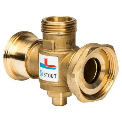 Клапан антиконденсационный НГНН 11/2"х11/2"х1" Тоткр.=70 °С KVs=3,2 м³/час Stout SVM-0050-327008