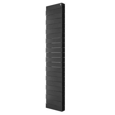 Радиаторы Royal Thermo PianoForte Tower 300 Noir Sable биметаллические,чёрные боковое подключение