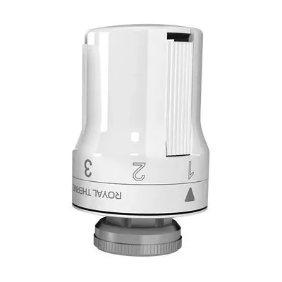Головка термостатическая (термоголовка) M30х1,5 жидкостная Белый Royal Thermo RTE 50.030