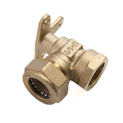 Водорозетка для гофрированной трубы с внутренней резьбой ВР Ø15х1/2" Lavita E/S 15*1/2"(W)