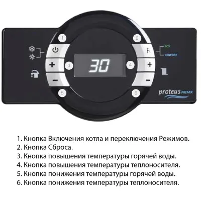 Котёл газовый конденсационный E.C.A. Proteus Premix 45 HCH NG 8216552010