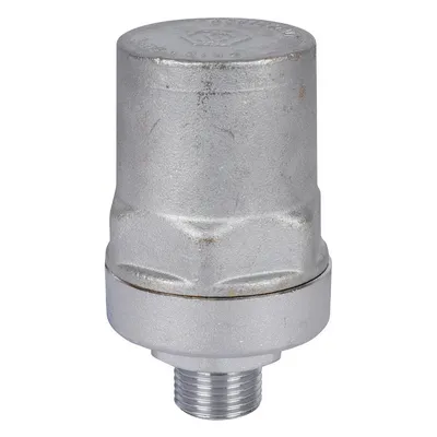 Гаситель гидроударов 1/2" наружная резьба 50 бар Хром Stout SVS-1014-000015