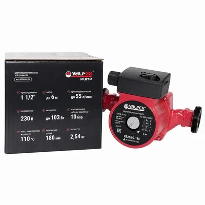Насос циркуляционный для отопления Valfex VCP 25-60G 180 мм RS25/6G-180