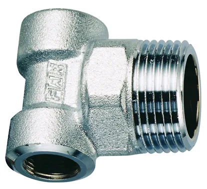 Тройник коллекторный наружная/внутренняя/внутренняя резьба  1"х1/2"х1/2" Хром FAR FK 4061 112