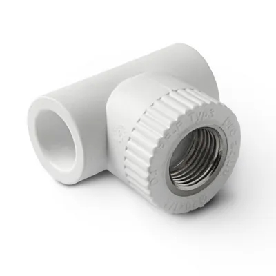 Тройник комб. ВР 25х1/2"х25 БЕЛ ппр Pro Aqua