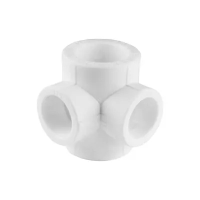 Крестовина полипропиленовая переходная Valfex белая