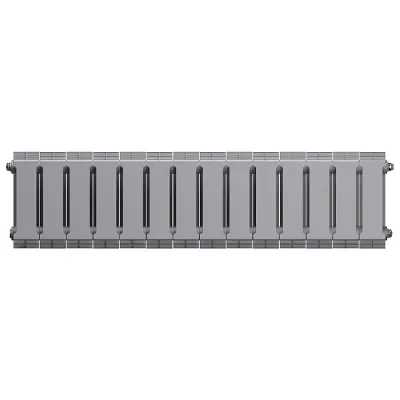 Радиаторы Royal Thermo PianoForte 200 биметаллические, серебристые боковое подключение