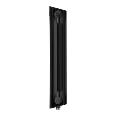 Радиаторы Royal Thermo PianoForte 500 Noir Sable VDR биметаллические, чёрные нижнее правое подключение
