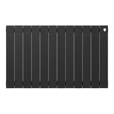 Радиаторы Royal Thermo PianoForte 500 Noir Sable биметаллические, чёрные боковое подключение