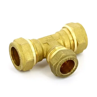 Тройник 42 Медь обж. мод. 1107 Tiemme