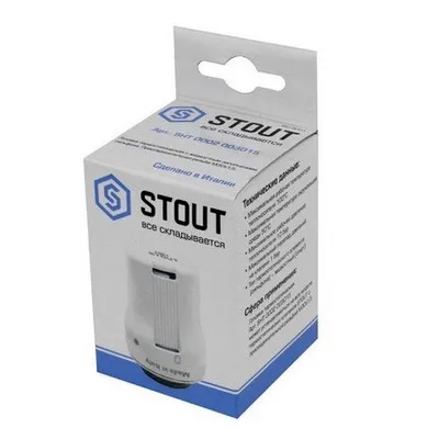 Головка термостатическая (термоголовка) M30x1,5 жидкостная Stout SHT-0002-003015