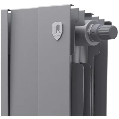 Радиаторы Royal Thermo PianoForte 300 Silver Satin VDR биметаллические, серебристые нижнее правое подключение
