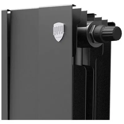 Радиаторы Royal Thermo PianoForte 300 Noir Sable VDR биметаллические, чёрные нижнее правое подключение
