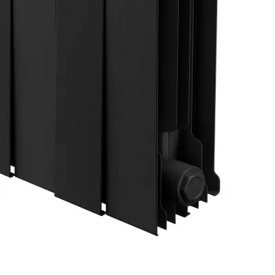 Радиаторы Royal Thermo PianoForte 300 Noir Sable биметаллические, чёрные боковое подключение