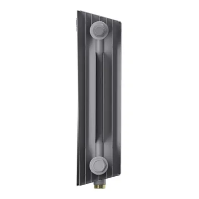 Радиаторы Royal Thermo PianoForte 300 Silver Satin VDR биметаллические, серебристые нижнее правое подключение