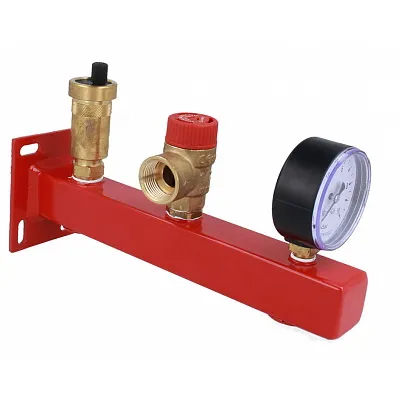 Группа безопасности котла консольная ВР 3/4" 3 бар до 50 кВт Afriso BSS 9061000