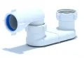 Сифон для ванны 11/2"х40 плоский, пластик АНИ пласт Е000