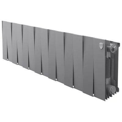 Радиаторы Royal Thermo PianoForte 200 биметаллические, серебристые боковое подключение