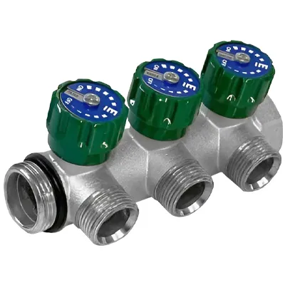 Коллектор Elsen 1"х3/4" ЕК с регулирующими вентилями, Tin