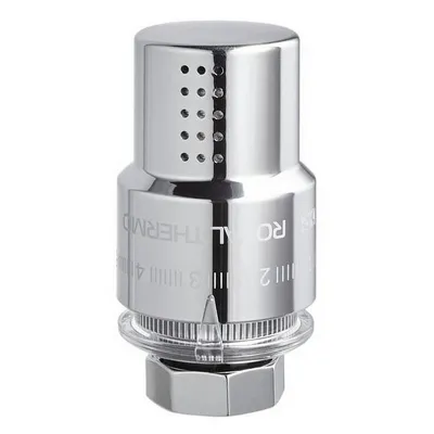 Головка термостатическая (термоголовка) M30х1,5 жидкостная Хром Royal Thermo Design RTO 07.0010