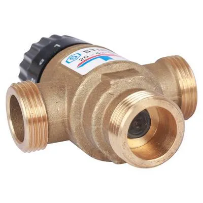 Термостатический клапан с боковым смешением 3/4" НАР Kvs=1,6 м³/час Stout SVM-0120