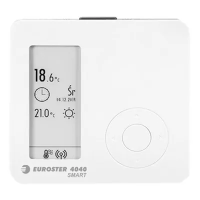 Euroster Термостат с недел. програм. упр. 4040 SMART белый беспроводной wi-fi