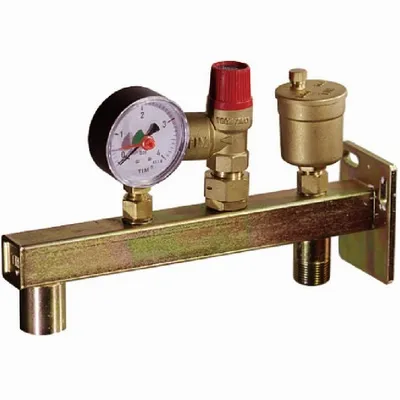 Группа безопасности котла до 50 кВт консольная 3 бар Tim JH1021-3