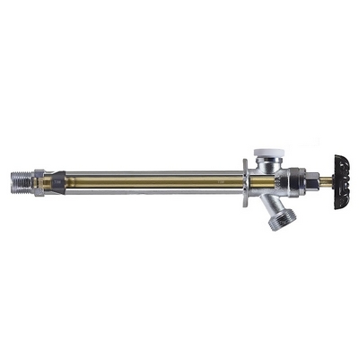 Незамерзающий кран латунный НАР-НАР резьба 1/2"х3/4" хром TIM W-HF