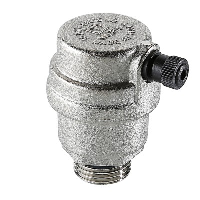 Воздухоотводчик Valtec 1/2" Никель БЕЗ отсек. клапана