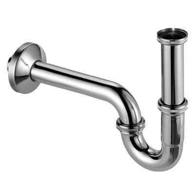 Сифон для раковины Viega 11/4"х32 без выпуска, с отводом ХРОМ 101 572