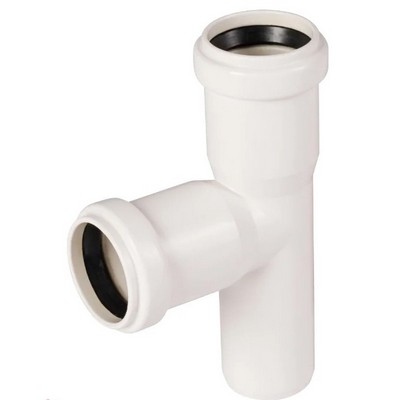Тройник для внутренней канализации Ø32х32/87° БЕЛЫЙ HT Ostendorf 559660