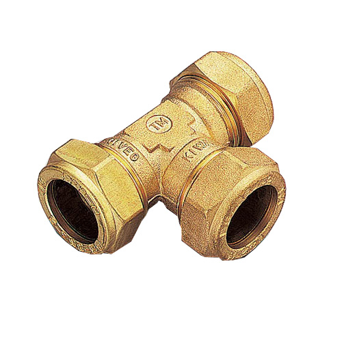 Тройник 12 Медь обж. Comisa