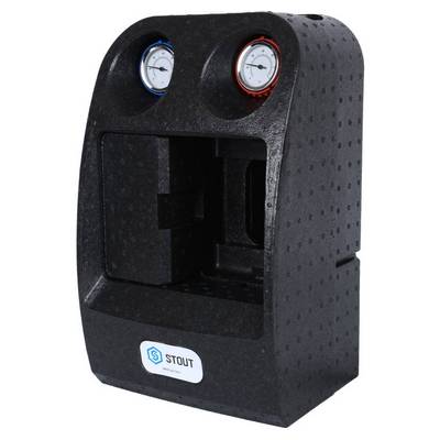 Насосная группа с теплообменником 18 пластин Ду25 в теплоизоляции (без насоса) Stout SDG-0038-182501