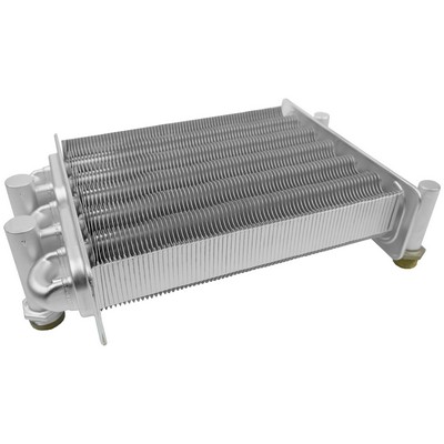 Теплообменник битермический для котлов Ferroli Domiproject F24, Fereasy F24 902610190
