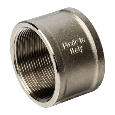 Муфта латунная внутренняя резьба никелированная Stout