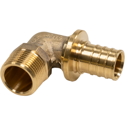 Угол переходной с наружной резьбой для труб из сшитого полиэтилена Рехау Rautitan MX DZR латунь