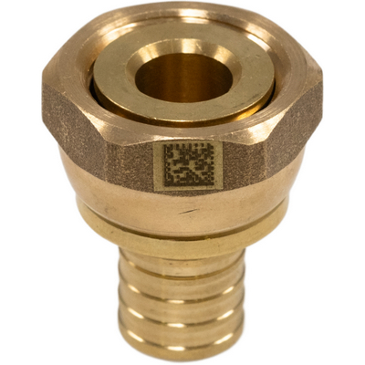 Переходник с накидной гайкой для труб из сшитого полиэтилена Рехау Rautitan MX DZR латунь