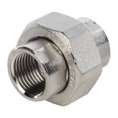 Американка латунная внутренняя/внутренняя резьба под конус никелированная Stout