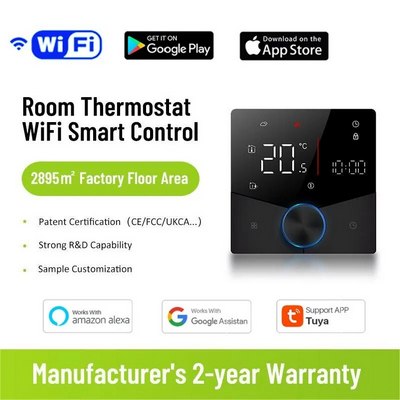 Термостат Beca BHT-009 GBL WiFi "16 А" (Black)