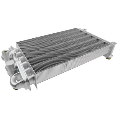 Теплообменник битермический для котлов Ariston, Neva lux, Biasi, Electrolux 998619