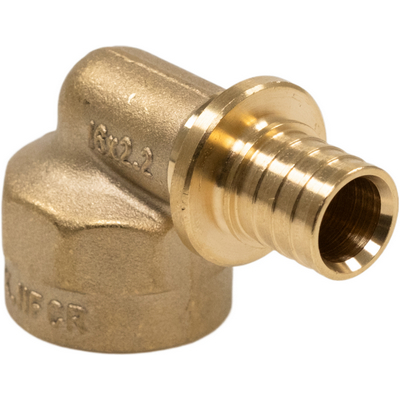 Угол переходной с внутренней резьбой для труб из сшитого полиэтилена Рехау Rautitan MX DZR латунь