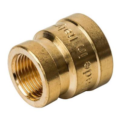 Муфта латунная переходная внутренняя резьба Stout