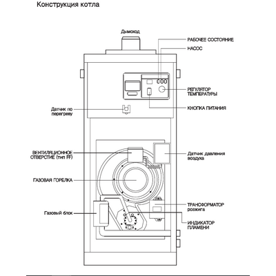 Котёл газовый Navien GA-35K PNGA0035FD008/White