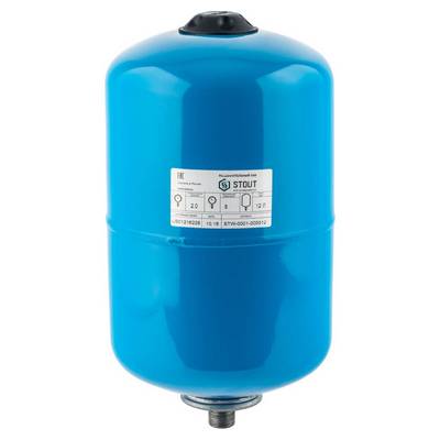 Бак расширительный для ГВС 12 л синий Stout STW-0001-000012