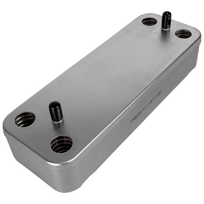 Теплообменник вторичный 14 пластин для котлов Ariston 65104333 Baxi 5686680/5686670）