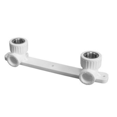 Планка полипропиленовая монтажная с водорозетками (внутренняя резьба) Valfex