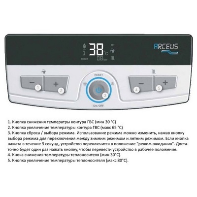 Котёл электрический настенный E.C.A. Arceus ST-27 2000000007298